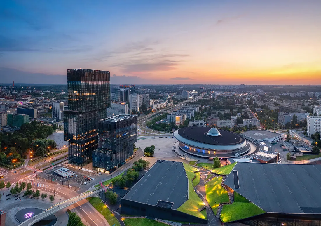 Mapa działania detektywów – Czeladź, Katowice, Sosnowiec, Śląsk